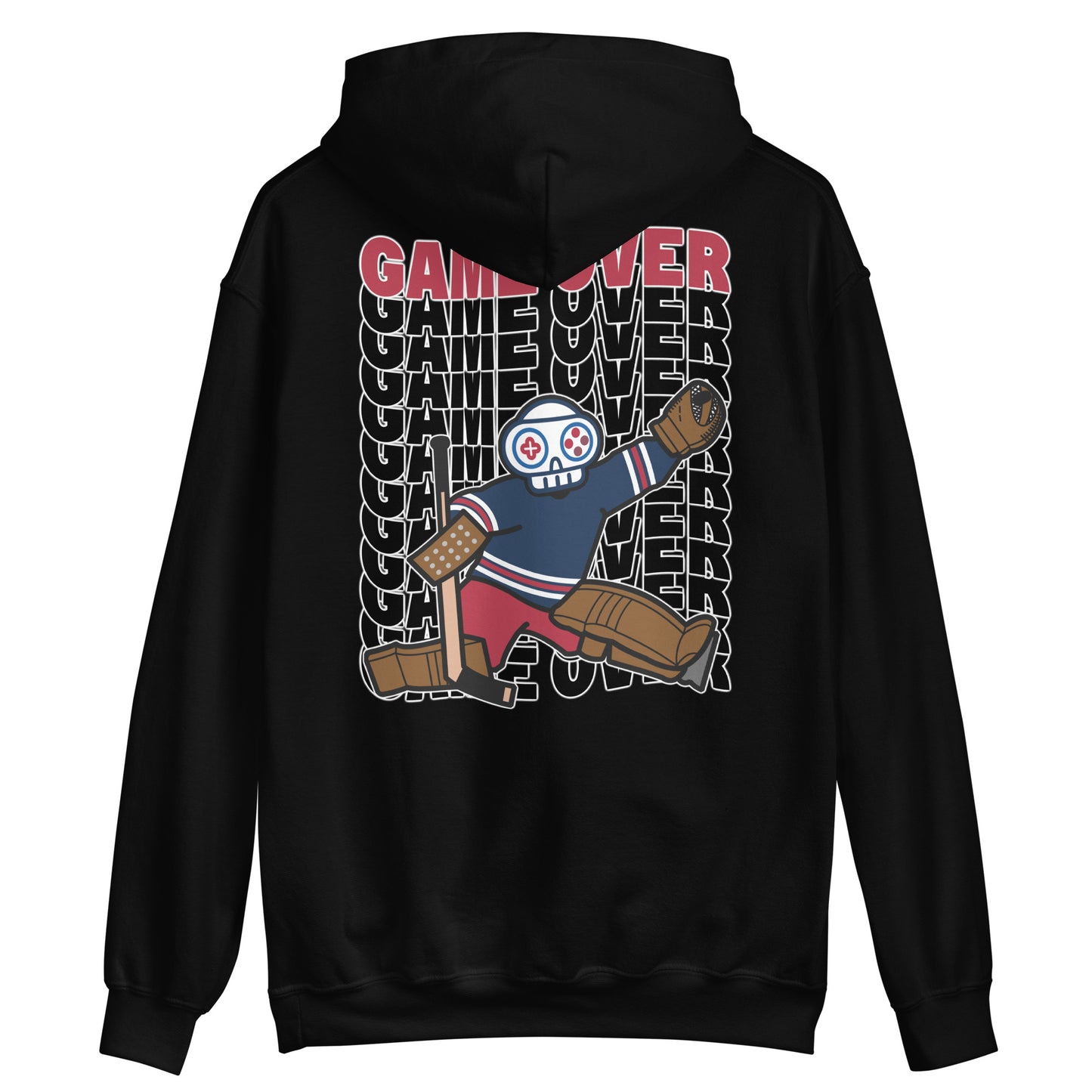 Game Over: Winnipeg Live & Die By The Goalie Hoodie