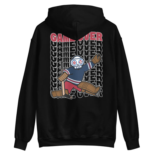 Game Over: Winnipeg Live & Die By The Goalie Hoodie