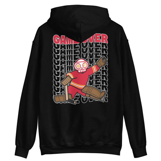 Game Over: Calgary Live & Die By The Goalie Hoodie